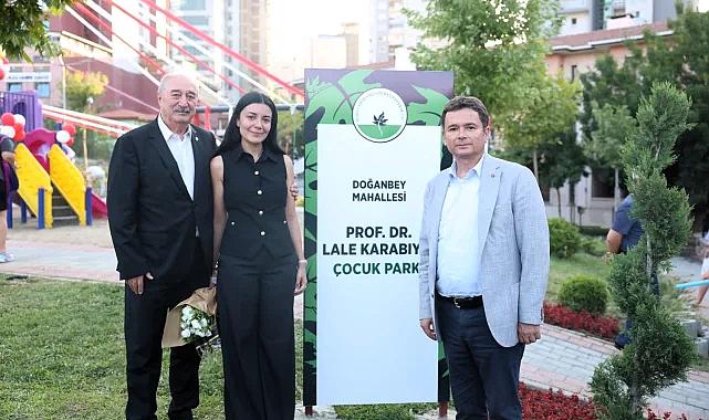 Osmangazi'de Lale Karabıyık'ın adı çocuk parkında yaşatılıyor