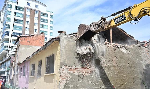 Yıldırım'da Sinandede dönüşümünde ilk kepçe vuruldu