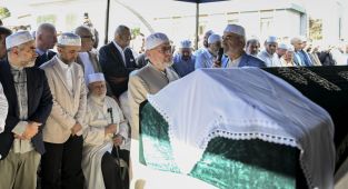 Abdullah Sert'in eşi Zehra Sert son yolculuğuna uğurlandı