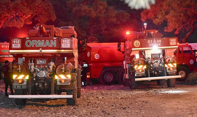 Antalya'da çıkan orman yangını kontrol altında