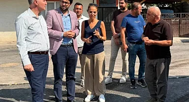 Başkan Taban çalışmaları yerinde inceledi