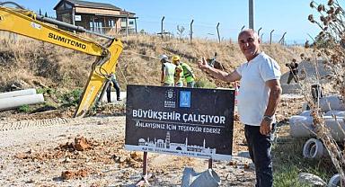 Bursa Büyükşehir'den Yenişehir altyapısına yeni hat