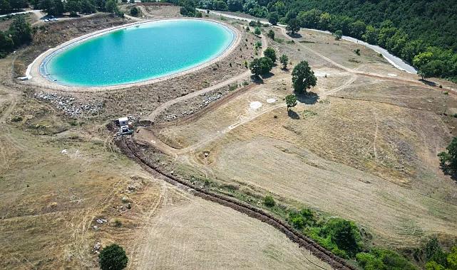Bursa Büyükşehir, Gemlik'te sulama tesisini kısa sürede yüzde 80'e ulaştırdı