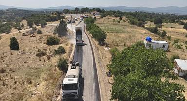 Bursa Büyükşehir Harmancık’ta da yolları yeniliyor