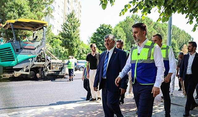 Bursa Büyükşehir Panayır'da altyapı ve yolları yeniliyor