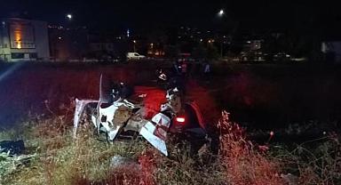 Bursa'da kontrolden çıkan araç takla attı: 5 yaralı