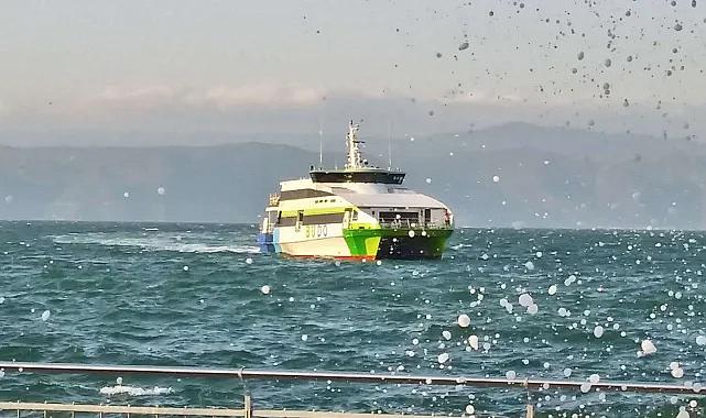 Bursa-İstanbul deniz otobüsü seferlerine hava engeli