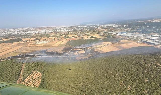 Bursa'daki yangının enerjisi düşürüldü