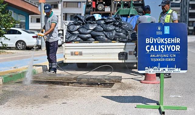 Büyükşehir'den altyapıya bahar temizliği