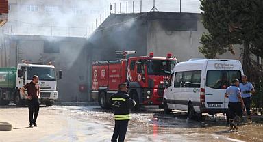 Gaziantep’te fabrika yangını