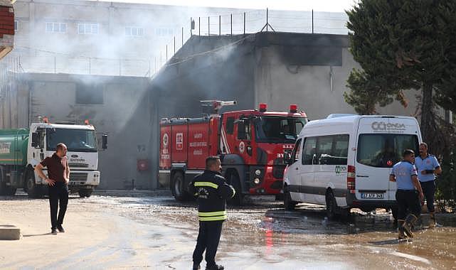 Gaziantep’te fabrika yangını