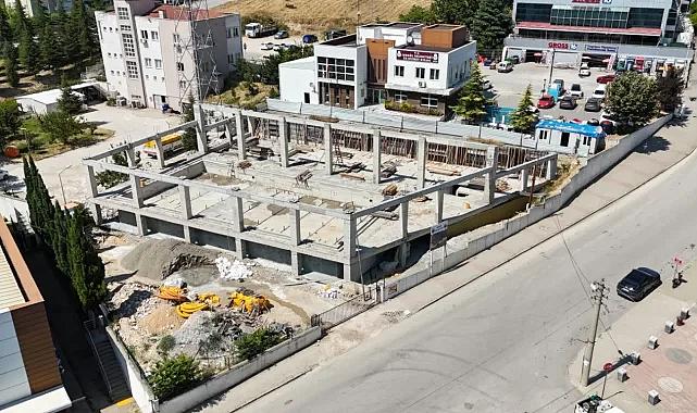 İnegöl'de Alanyurt Yüzme Havuzu'nda çalışmalar tam gaz