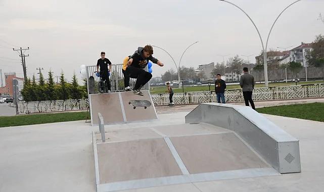 İnegöllü gençlere yeni kaykay park