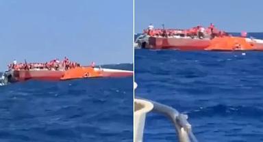 KKTC'nin Girne açıklarında 279 kişiyi taşıyan yolcu gemisi battı