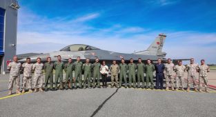 Türk F16'ları NATO Geliştirilmiş Hava Polisliği Blok72 nöbetini devraldı