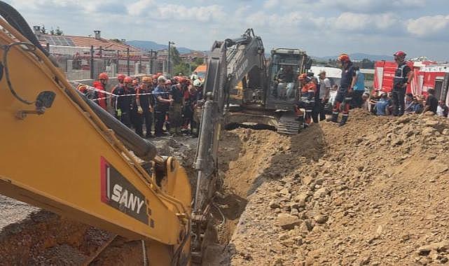 Tuzla'da inşaat alanında göçük meydana geldi
