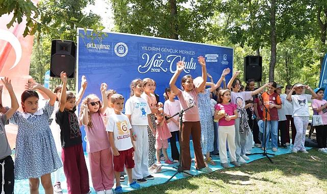 Yıldırım Gençlik Merkezi Yaz Okulu'nda mezuniyet coşkusu