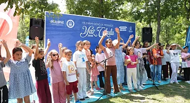 Yıldırım Gençlik Merkezi Yaz Okulu'nda mezuniyet coşkusu
