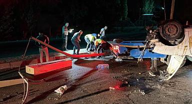 Ankara’da otomobil takla attı: 1 ölü