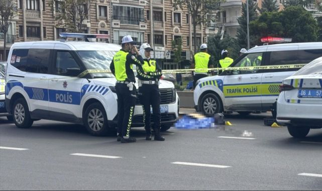 Ankara'da otomobilin çarptığı yaya öldü