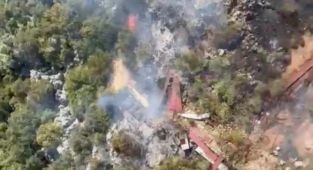 Antalya'da orman yangını