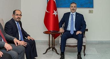 Bakan Fidan, Suriye Türkmen Meclisi Başkanı Mustafa ile görüştü