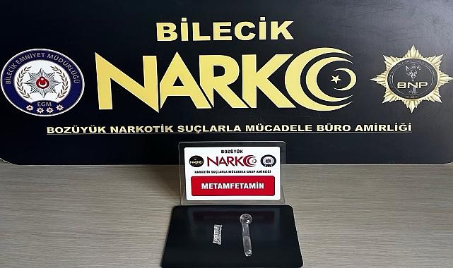 Bilecik'te üzerinde uyuşturucu bulunan zanlı yakalandı