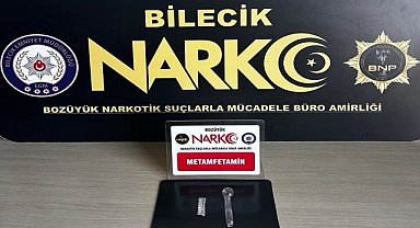 Bilecik'te üzerinde uyuşturucu bulunan zanlı yakalandı