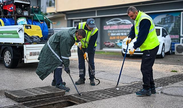 Bursa Büyükşehir'de yağmur teyakkuzu