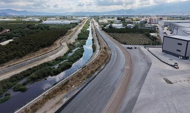Bursa Büyükşehir Samanlı bağlantı yolunu yeniledi