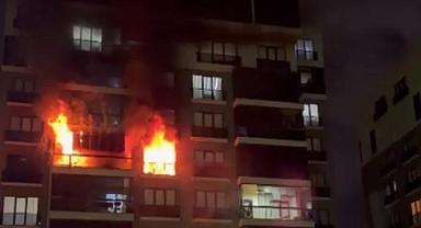 Bursa’da apartman dairesinde yangın: 4 kişi dumandan etkilendi