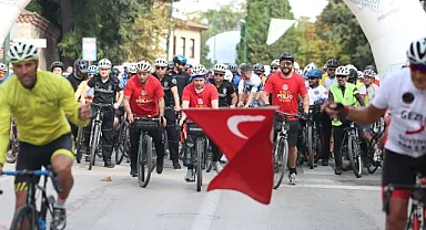 Bursa'da Tophane'den Mudanya'ya farkındalığa pedal çevrildi