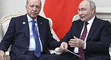 Cumhurbaşkanı Erdoğan ile Rusya Devlet Başkanı Putin Bişkek'te görüştü