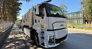 Elektrikli Çöp Kamyonu İnegöl Sokaklarında Test Edildi