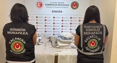 Esenboğa Havalimanı'nda 31 kilo 620 gram uyuşturucu ele geçirildi