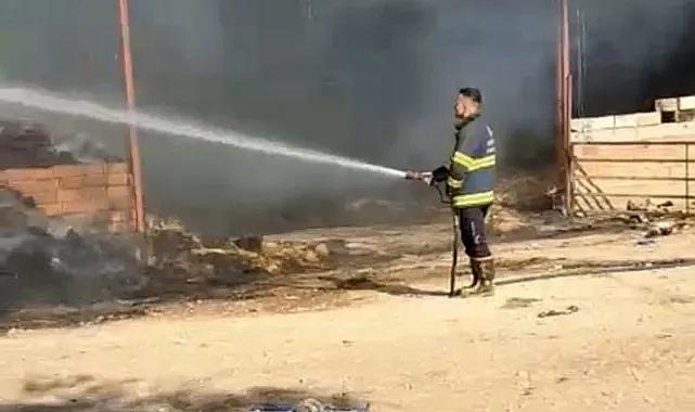 Eskişehir’de çiftlikte yangın: 25 küçükbaş hayvan telef oldu
