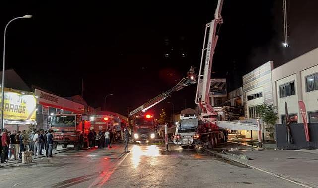 Eskişehir'de iş yerinde çıkan yangın söndürüldü