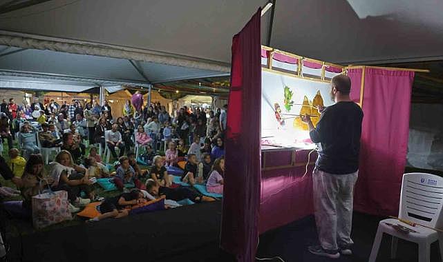 Festivalde çocuklar hem eğlendi hem spor yaptı