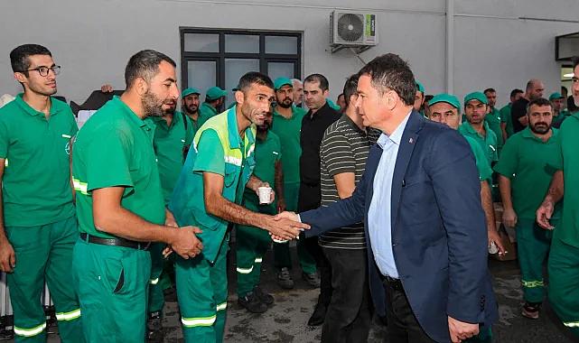 Günün ilk ışıkları Osmangazi'nin emekçilerini aydınlattı