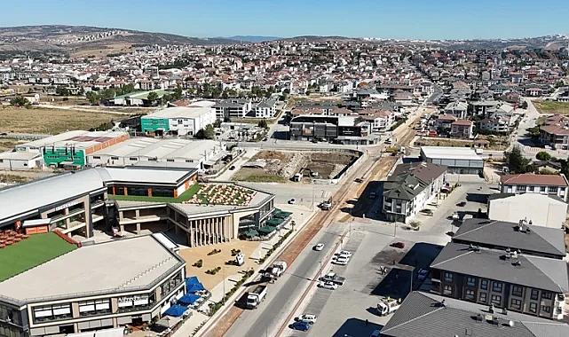 İnegöl Kozluca Bulvarı'nda asfalt çalışması