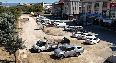 İnegöl'de Ertuğrulgazi Caddesi'ne 165 araçlık otopark