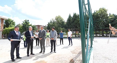İnegöl'de Mediha Hayri Çelik Fen Lisesi'ne semt sahası