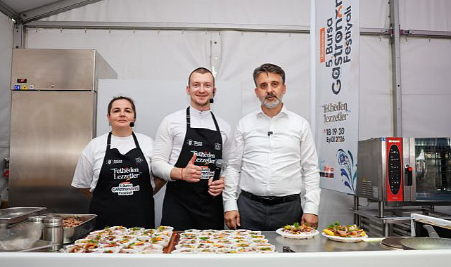 Kardeş şehirlerin lezzetleri Bursa'da buluştu