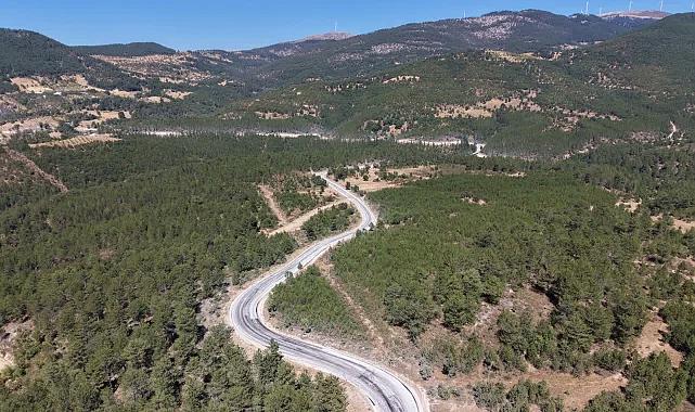 Keles'te yollar yenileniyor