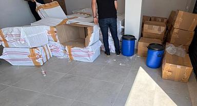 Mersin'de bir depoda 1 ton 250 kilogram uyuşturucu ele geçirildi