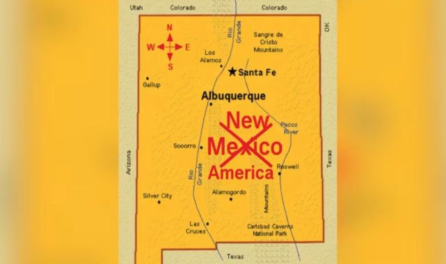 New Mexico Valisi'nden, Trump'ın eyaletin adını New America olarak paylaşmasına tepki