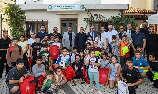 Osmangazi'de çocukların yüzünü güldüren buluşma