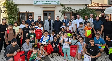 Osmangazi'de çocukların yüzünü güldüren buluşma