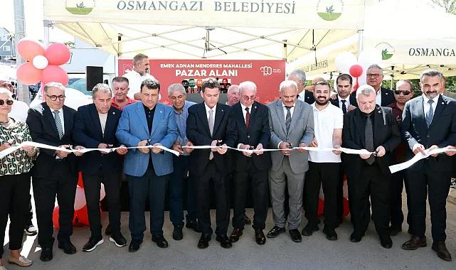 Osmangazi'de modern bir pazar alanı daha hizmete girdi