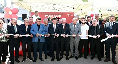 Osmangazi'de modern bir pazar alanı daha hizmete girdi